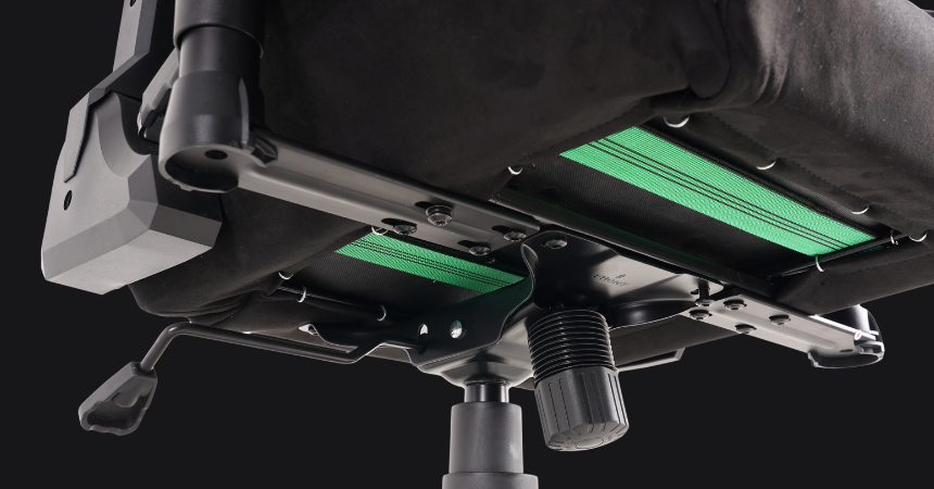 Siedzisko na pasach tapicerskich